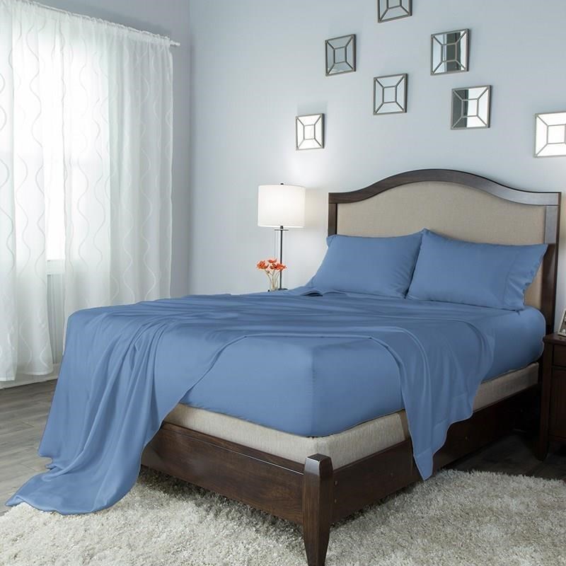 ProtectaBed Crisp 952011218 Full Crisp Tencel Lyocell Sheets Sam