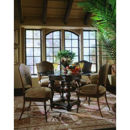 Casual table with optional chairs