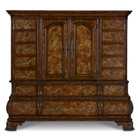 Master Chest with Six Dovetailed Drawers and Four Doors