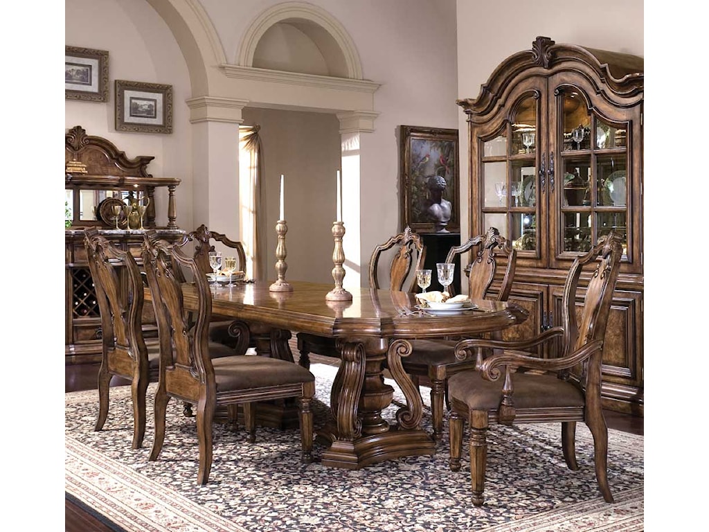 pulaski round dining room table