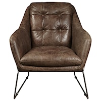 Clara Chair in Mocha Leather