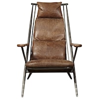 Brenna Chair in Chestnut Leather