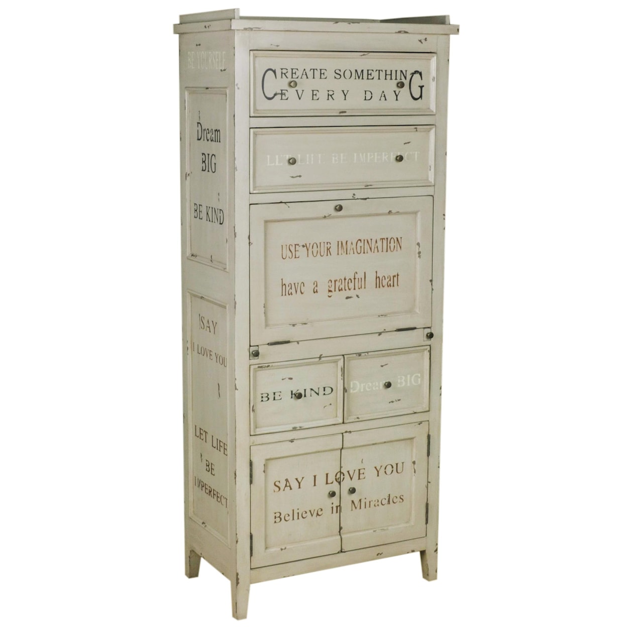Accentrics Home Chests and Cabinets Tall Accent Cabinet