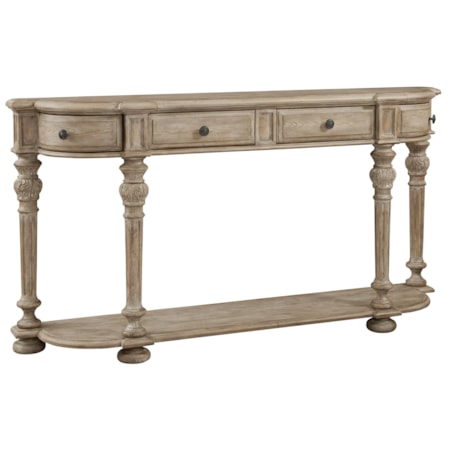 4 Drawer Console Table