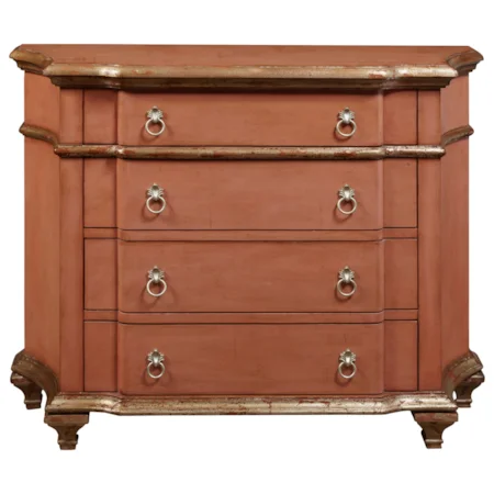 Cloister Accent Chest in Terra Cotta Tone