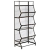 Accentrics Home Chests and Cabinets Metal Bin Etagere