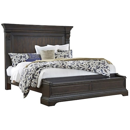 Queen Bed with Blanket Chest