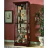 Pulaski Furniture Curios Curio Cabinet with Mirror Back