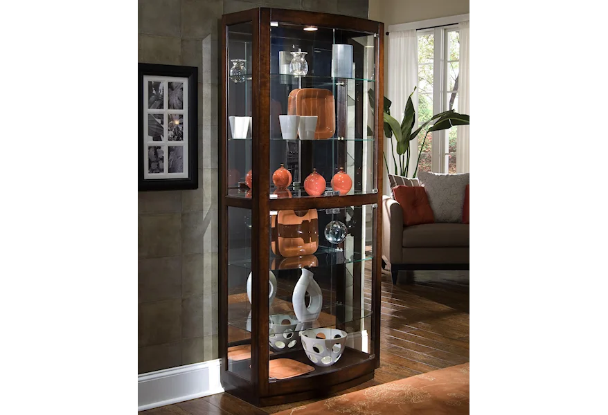 Curios Pacific Heights Curio Cabinet by Pulaski Furniture at Baer's Furniture
