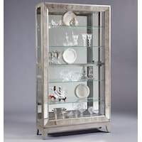 Platinum Side Entry Curio Cabinet