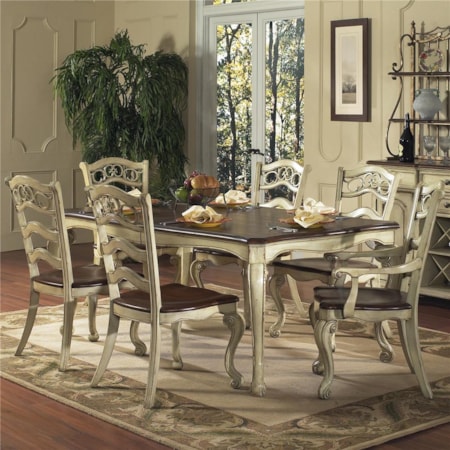 7 Piece Semi-Formal Dining Set