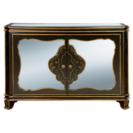 Vivian Credenza with Gold Accents