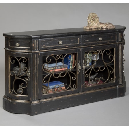 Madrid Credenza with Worn Finish