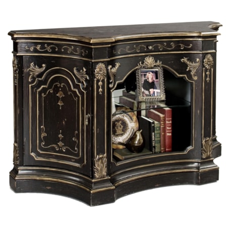 Console with Display Shelves