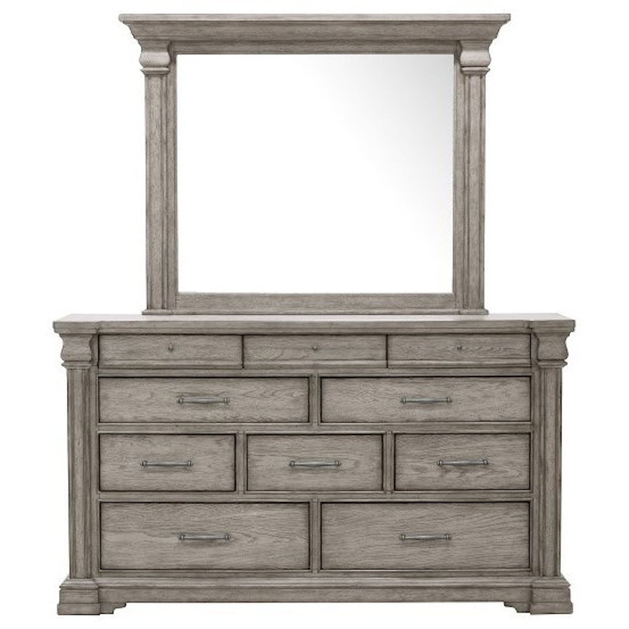 Pulaski Furniture Madison Ridge Dresser and Mirror