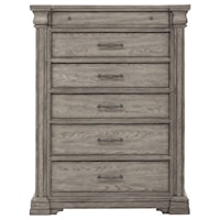 Transitional 6 Drawer Chest