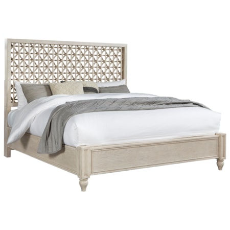 Transitional California King Low Profile Bed
