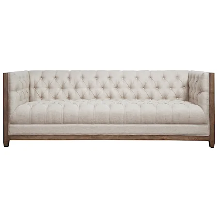 Deconstructed Chesterfield Sofa with Tufting