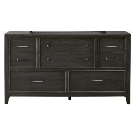 Rustic Eight Drawer Dresser