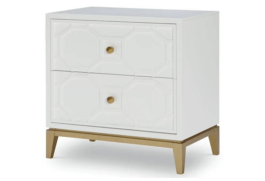Chelsea  Nightstand by Rachael Ray Home at Reeds Furniture