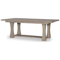 Contemporary Dining Table with 2 18" Leaves