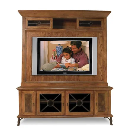 64 Inch Television Console and Deck