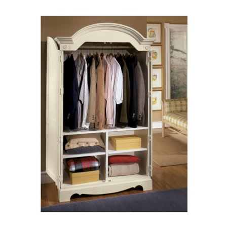 Bonnet Top Wardrobe Armoire