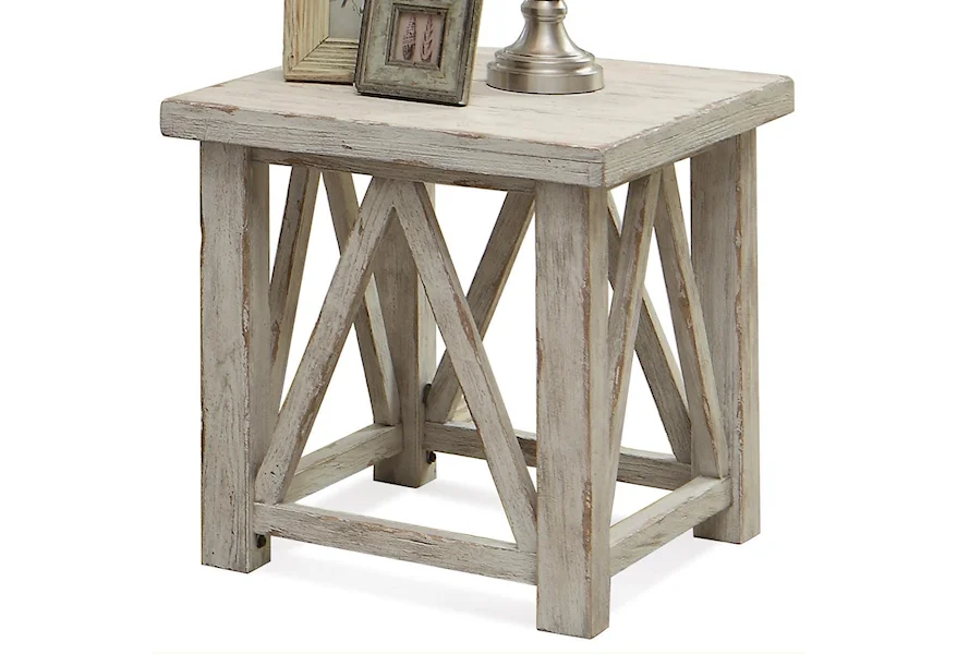 Aberdeen End Table by Riverside Furniture at Zak's Home
