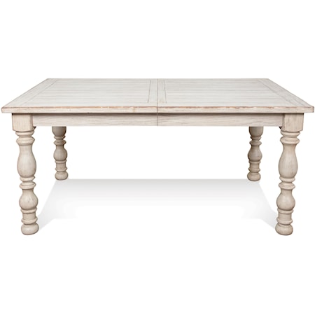 Rectangular Farmhouse Expandable Dining Table