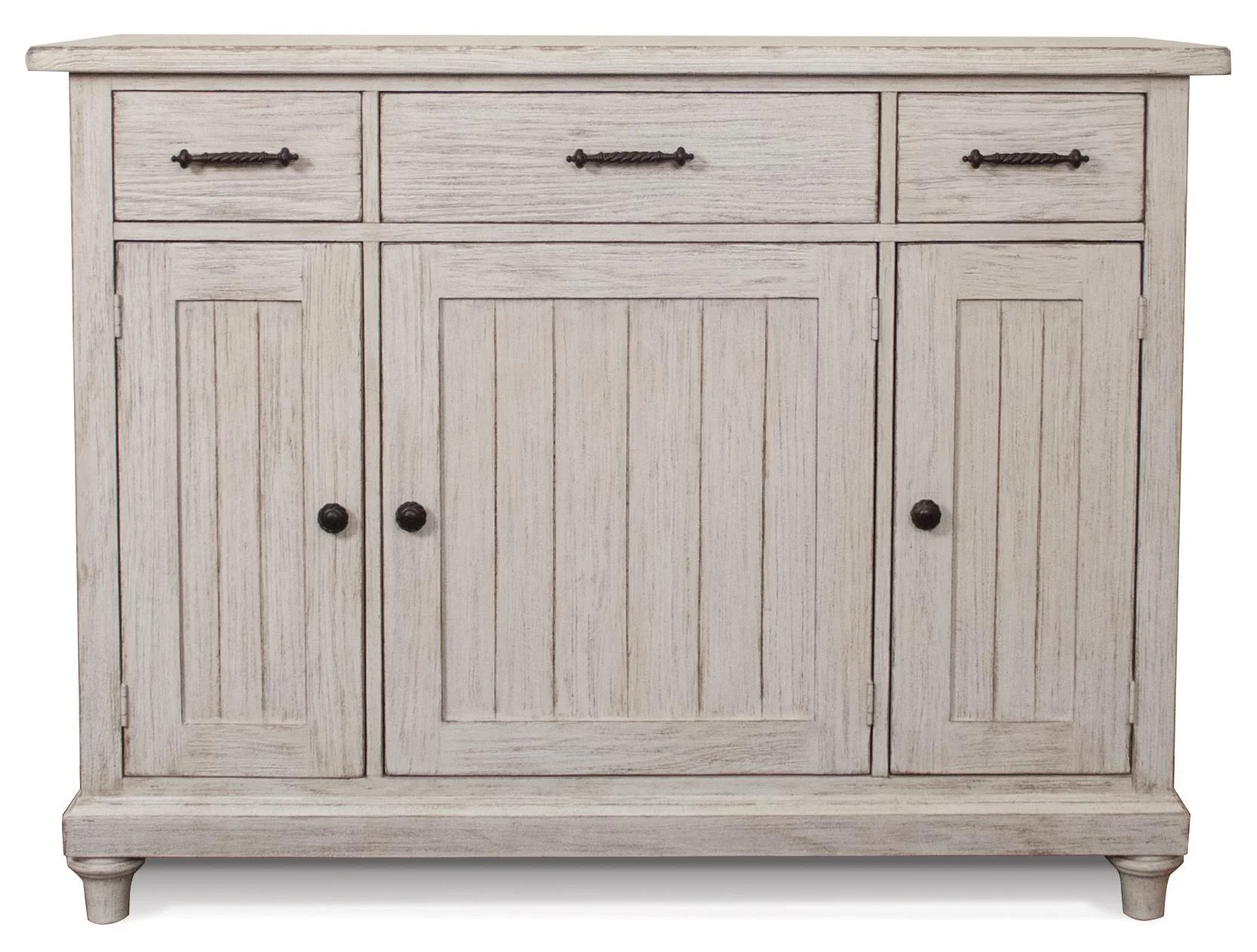 Riverside Furniture Aberdeen 21256 Weathered Server w/ Drawers and