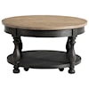 Riverside Furniture Barrington Two Tone Round Cocktail Table