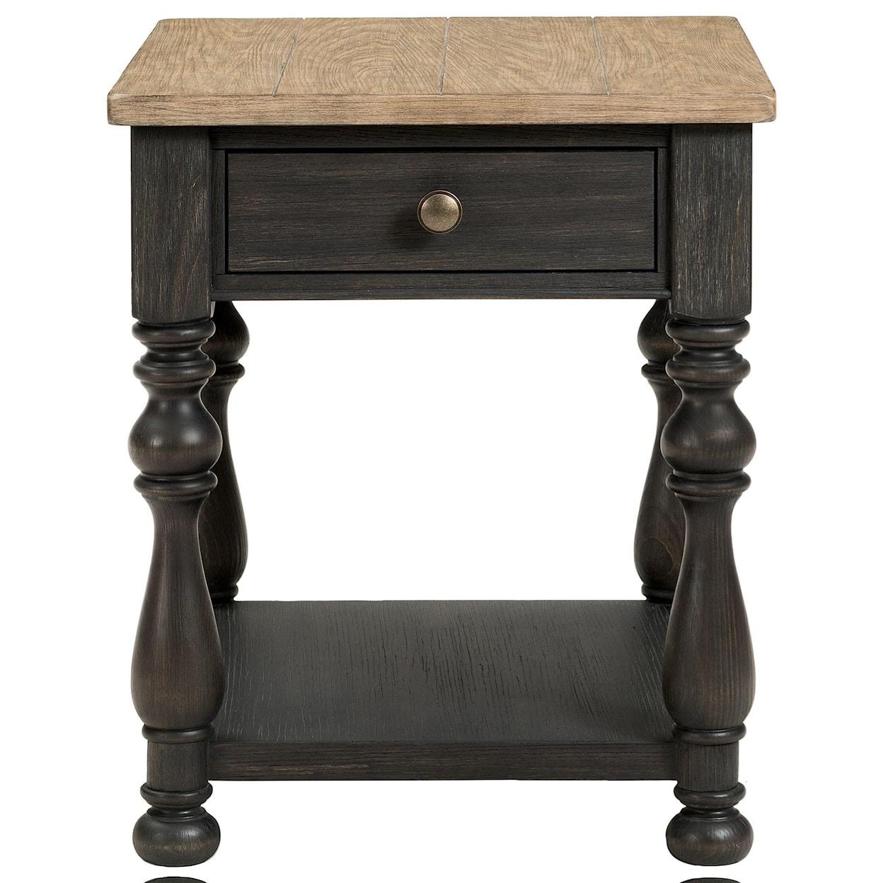 Riverside Furniture Barrington Two Tone End Table