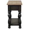 Riverside Furniture Barrington Two Tone Chairside Table