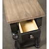 Riverside Furniture Barrington Two Tone Chairside Table