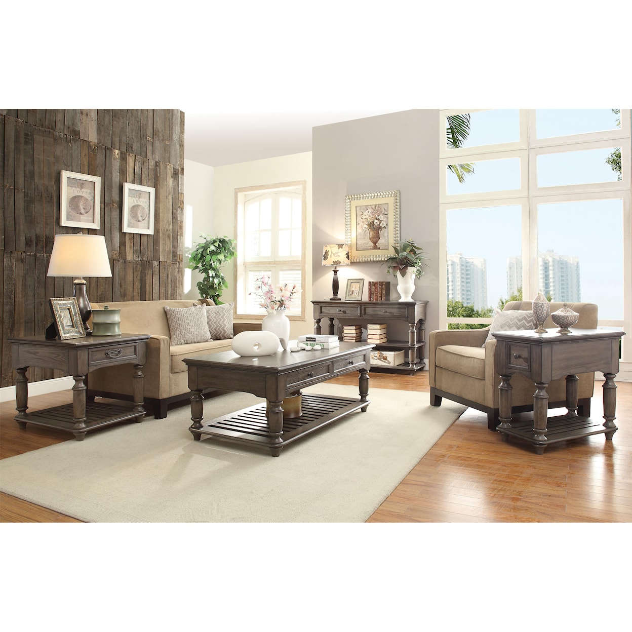 Riverside Furniture Belmeade Rectangular End Table