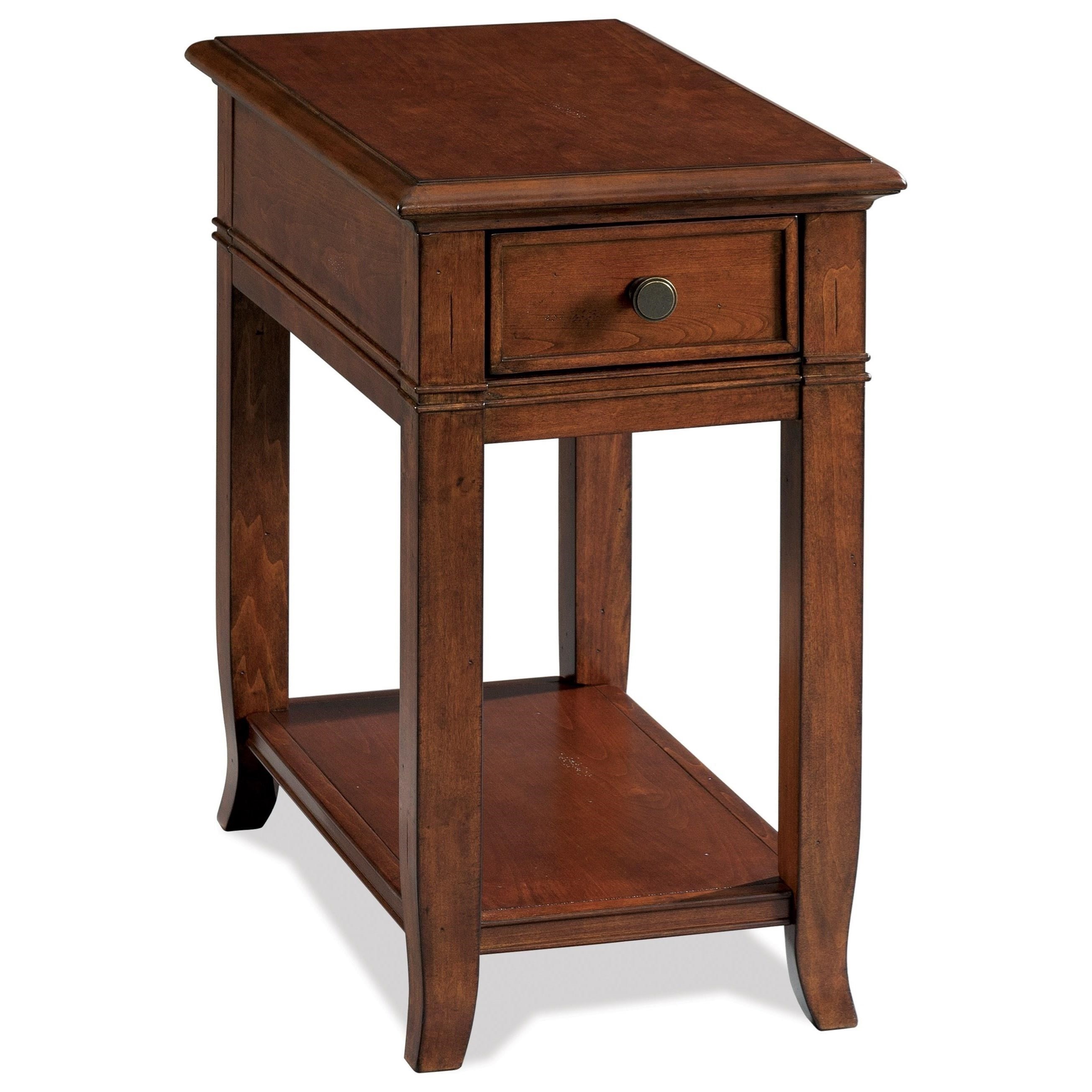 Riverside Furniture Campbell RIV51712 1 Drawer Chairside Table