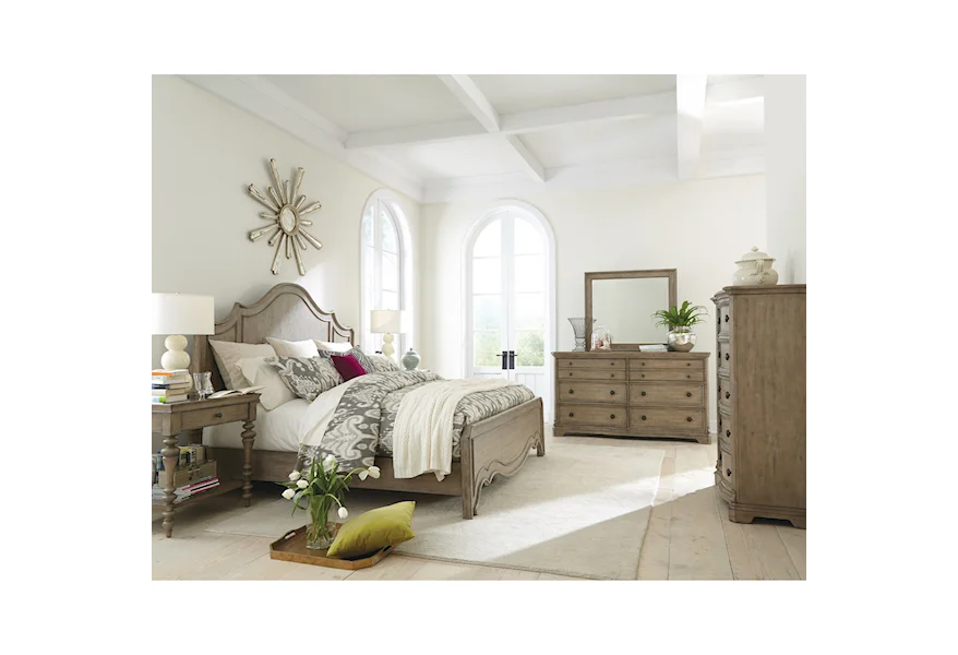 Corinne King Bedroom Group 1 by Riverside Furniture at Zak's Home