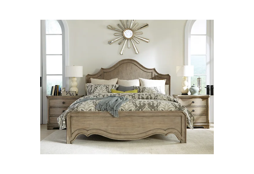 Corinne Queen Bedroom Group 2 by Riverside Furniture at Zak's Home