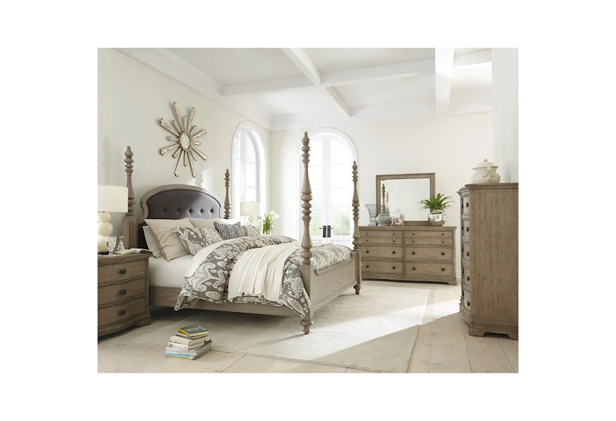 Corinne Queen Bedroom Group 3 by Riverside Furniture at Zak's Home
