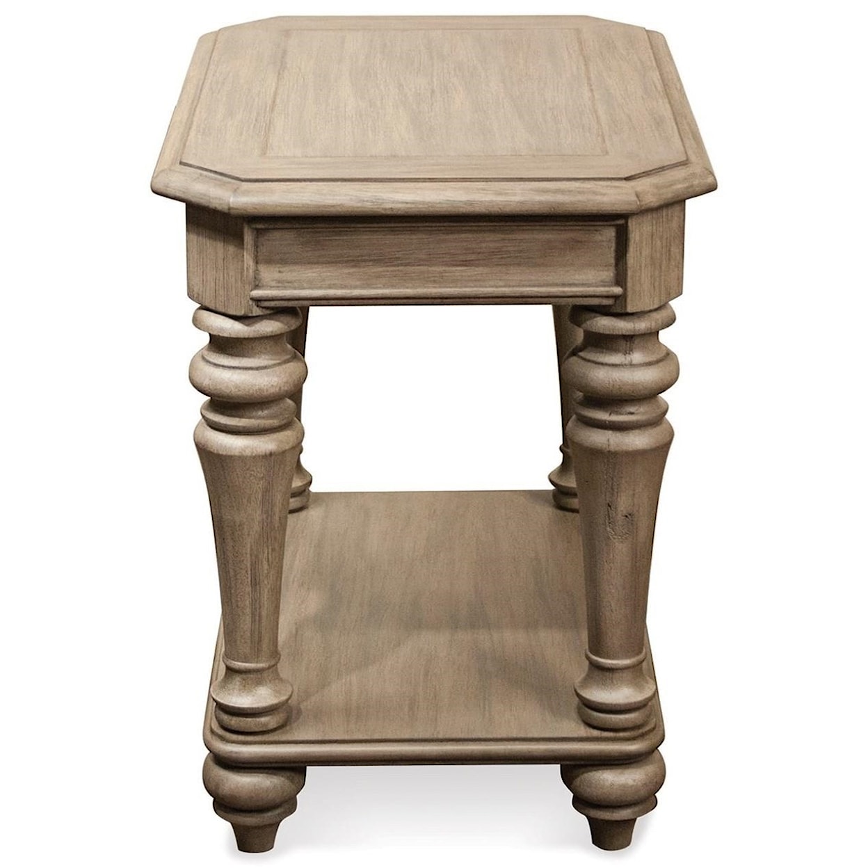 Riverside Furniture Corinne Chairside Table