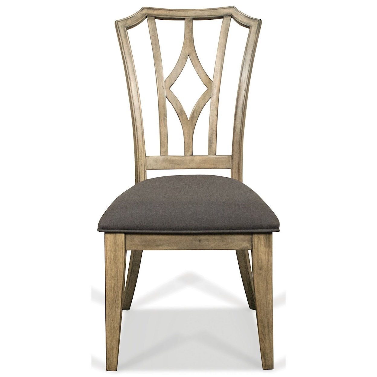 Riverside Furniture Corinne Upholstered Diamond Back Side Chair