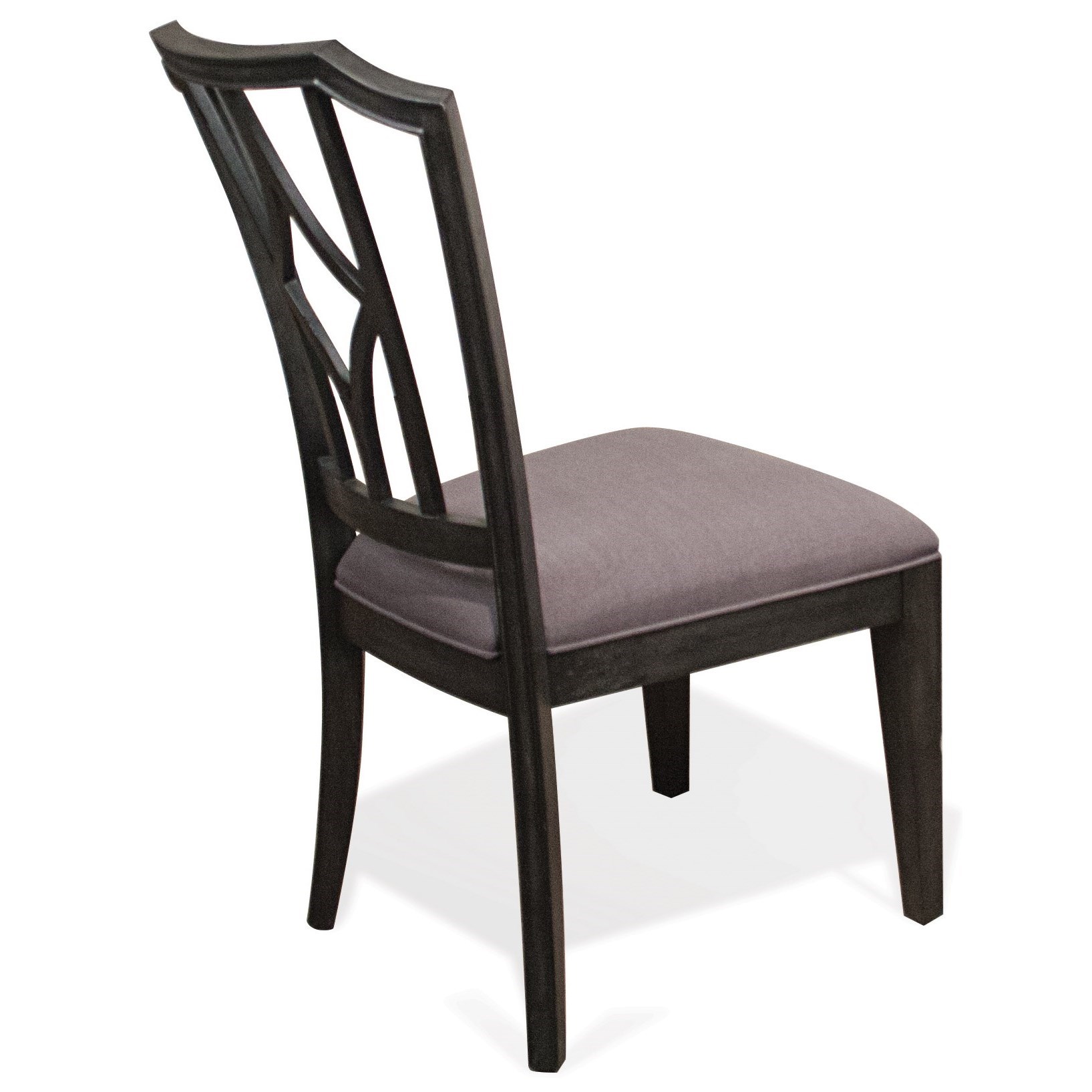 Riverside Furniture Corinne Upholstered Diamond Back Side Chair