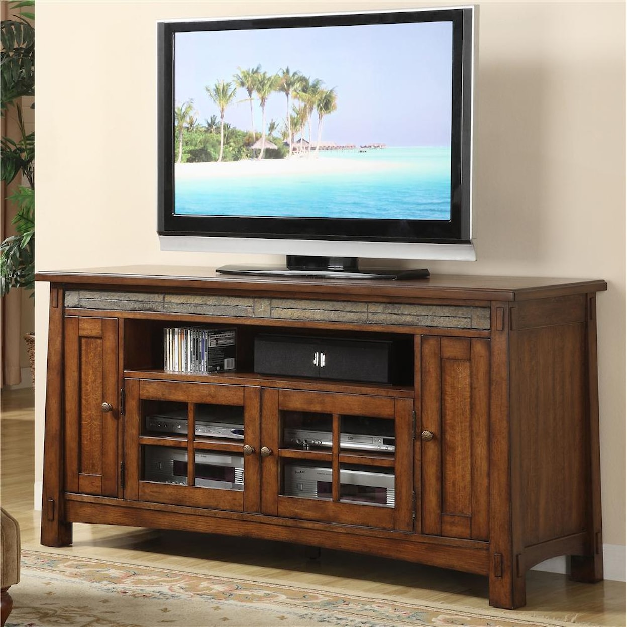 Riverside Furniture Craftsman Home TV Console