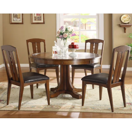 5 Piece Convert-A-Height Table & Side Chairs Set