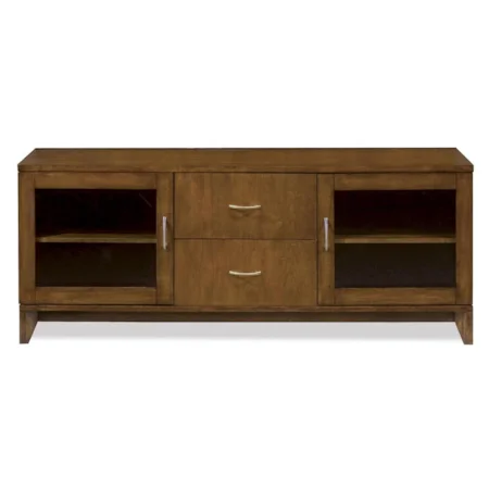 Contemporary 60 Inch TV Console with Game Drawer