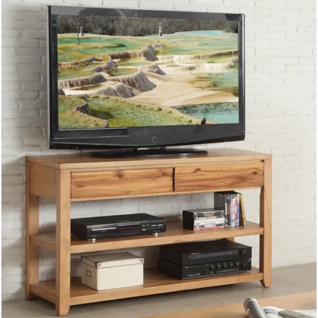 Rectangular Console Table with 2 Drawers & Shelves