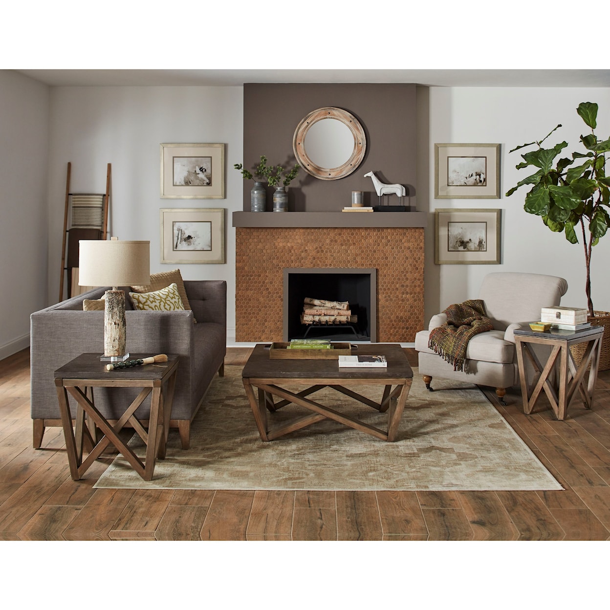 Riverside Furniture Hawkins Square End Table