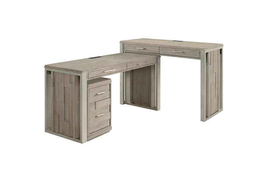 Intrigue Three-Piece Nesting Desk by Riverside Furniture at Zak's Home