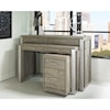 Riverside Furniture Intrigue Three-Piece Nesting Desk