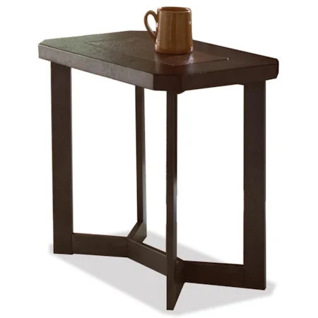 Chairside Table with Authentic Copper Insert Top